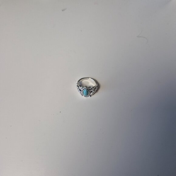 Silver & Turquoise Statement Ring - Picture 5 of 5